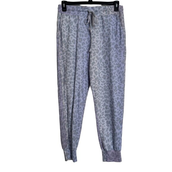 Sundry Animal Print Lounge Pants Size 4  14/16 Soft Cozy Joggers Pockets NWT - Picture 1 of 8